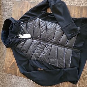 LOFT - Lou & Grey Loft Mixed Media Puffer M/L